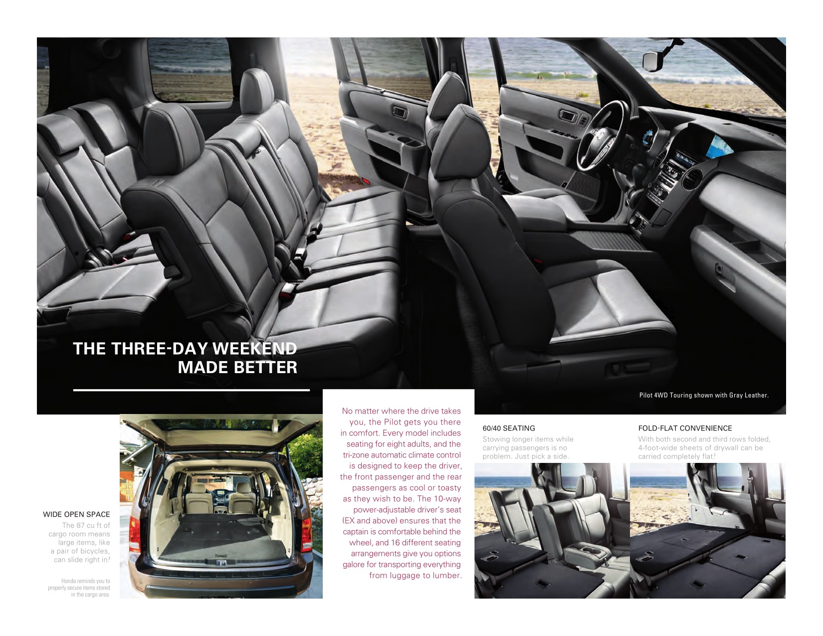 2013 Honda Pilot Brochure Page 5